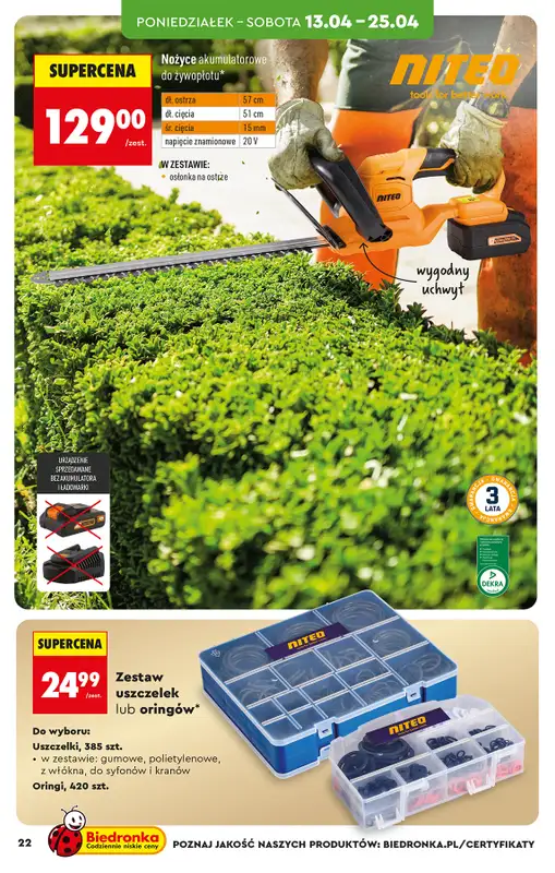 Biedronka - gazetka promocyjna Hity i inspiracje, od 11.04 od soboty 11.04 do środy 22.04 - strona 24