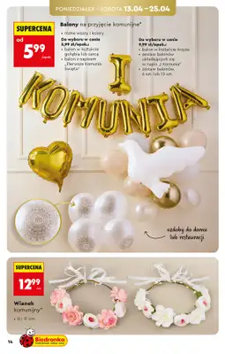 Biedronka - gazetka promocyjna Hity i inspiracje, od 11.04 od soboty 11.04 do środy 22.04 - strona 16