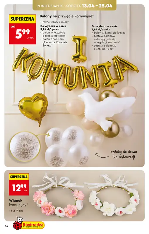 Biedronka - gazetka promocyjna Hity i inspiracje, od 11.04 od soboty 11.04 do środy 22.04 - strona 16