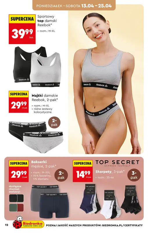 Biedronka - gazetka promocyjna Hity i inspiracje, od 11.04 od soboty 11.04 do środy 22.04 - strona 14