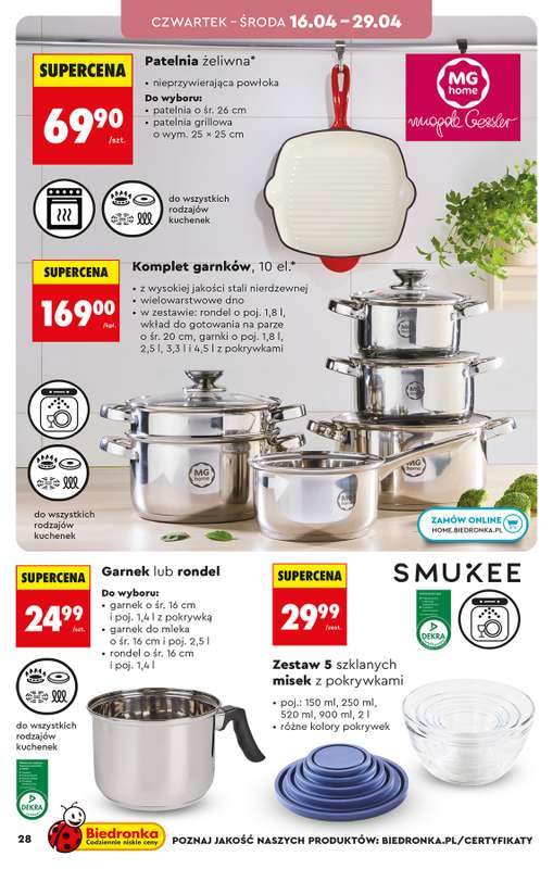 Biedronka - gazetka promocyjna Hity i inspiracje, od 11.04 od soboty 11.04 do środy 22.04 - strona 30