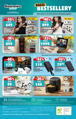 Biedronka - gazetka promocyjna Hity i inspiracje, od 11.04 od soboty 11.04 do środy 22.04 - strona 46