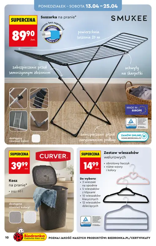 Biedronka - gazetka promocyjna Hity i inspiracje, od 11.04 od soboty 11.04 do środy 22.04 - strona 12