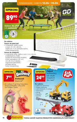 Biedronka - gazetka promocyjna Hity i inspiracje, od 11.04 od soboty 11.04 do środy 22.04 - strona 18