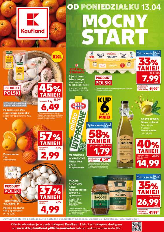 Kaufland - gazetka promocyjna Mocny Start od poniedziałku 13.04 do środy 15.04