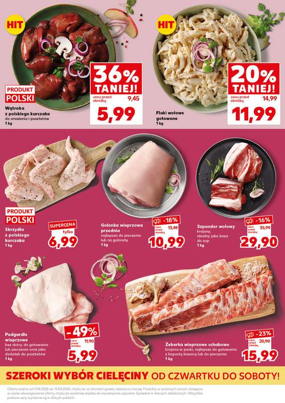 Kaufland - gazetka promocyjna Mocny Start od poniedziałku 13.04 do środy 15.04 - strona 15
