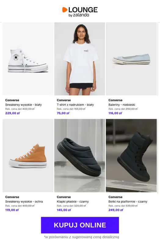 Lounge by Zalando - gazetka promocyjna Specjalne okazje: Converse od piątku 10.04 do niedzieli 12.04 - strona 6