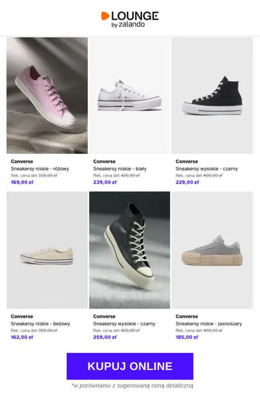 Lounge by Zalando - gazetka promocyjna Specjalne okazje: Converse od piątku 10.04 do niedzieli 12.04 - strona 4