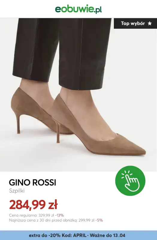 eobuwie.pl - gazetka promocyjna Do -20% rabatu przy zakupie min. 2 rzeczy od piątku 10.04 do poniedziałku 13.04 - strona 9