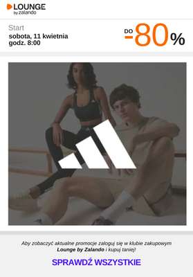 Lounge by Zalando - gazetka promocyjna Do -80% promocje na wybrane marki na WEEKEND! od soboty 11.04 do niedzieli 12.04