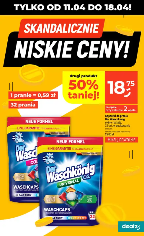 Dealz - gazetka promocyjna Skandalicznie niskie ceny! od soboty 11.04 do soboty 18.04 - strona 11