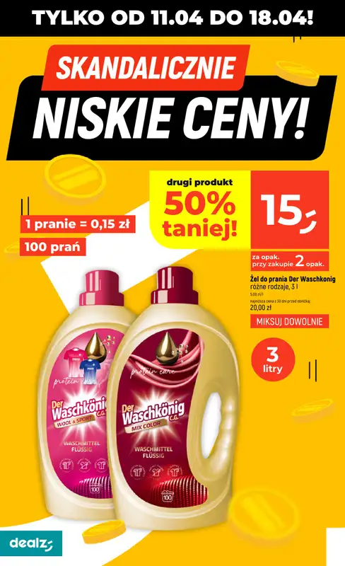 Dealz - gazetka promocyjna Skandalicznie niskie ceny! od soboty 11.04 do soboty 18.04 - strona 12