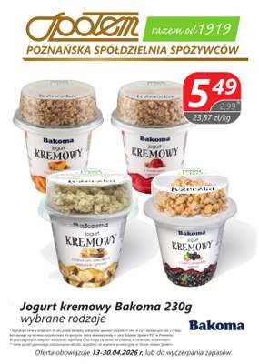 Społem - Blisko i Korzystnie - gazetka promocyjna Plakat promocyjny PSS Poznań od poniedziałku 13.04 do czwartku 30.04