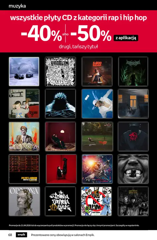 Empik - gazetka promocyjna Tom kultury: muzyka od środy 08.04 do wtorku 21.04 - strona 10