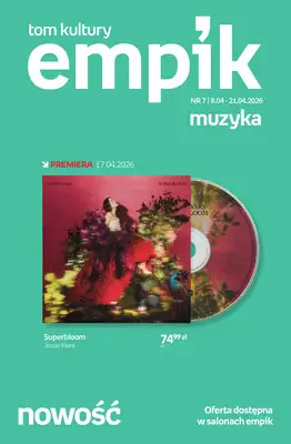 Empik - gazetka promocyjna Tom kultury: muzyka od środy 08.04 do wtorku 21.04