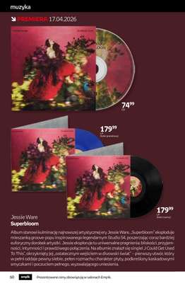 Superbloom Jessie Ware LP (kolor granatowy)