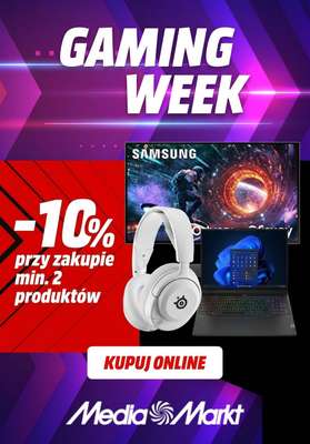Media Markt - gazetka promocyjna Gaming Week! -10% przy zakupie min. 2 produktów od piątku 10.04 do środy 15.04