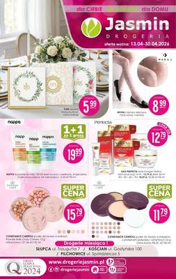 Drogerie Jasmin - gazetka promocyjna Gazetka od poniedziałku 13.04 do czwartku 30.04