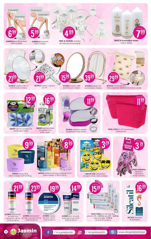 Drogerie Jasmin - gazetka promocyjna Gazetka od poniedziałku 13.04 do czwartku 30.04 - strona 6