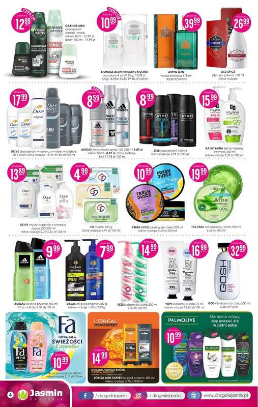 Drogerie Jasmin - gazetka promocyjna Gazetka od poniedziałku 13.04 do czwartku 30.04 - strona 4
