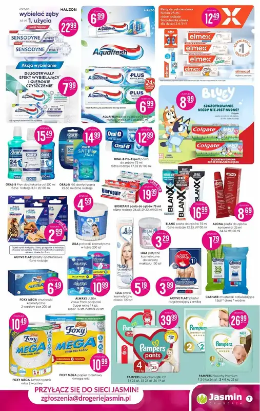 Drogerie Jasmin - gazetka promocyjna Gazetka od poniedziałku 13.04 do czwartku 30.04 - strona 7