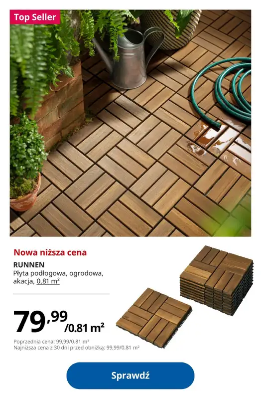 IKEA - gazetka promocyjna Meble i podłogi ogrodowe -10% od piątku 10.04 do wtorku 05.05 - strona 2