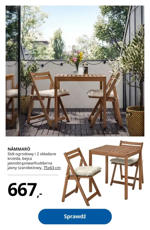 IKEA - gazetka promocyjna Meble i podłogi ogrodowe -10% od piątku 10.04 do wtorku 05.05 - strona 8