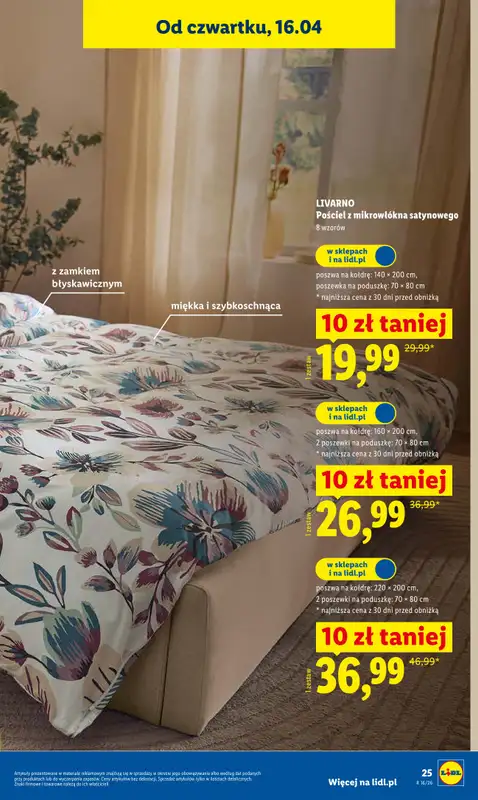 Lidl - gazetka promocyjna Katalog od poniedziałku 13.04 do soboty 18.04 - strona 31