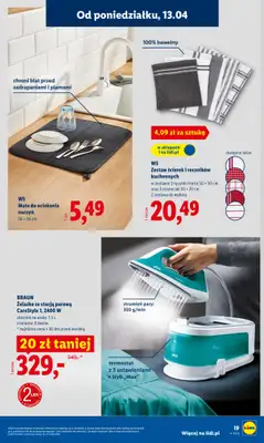 Lidl - gazetka promocyjna Katalog od poniedziałku 13.04 do soboty 18.04 - strona 19