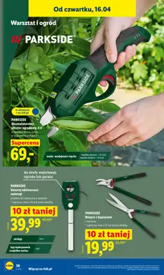 Lidl - gazetka promocyjna Katalog od poniedziałku 13.04 do soboty 18.04 - strona 44