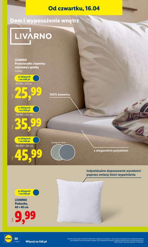 Lidl - gazetka promocyjna Katalog od poniedziałku 13.04 do soboty 18.04 - strona 36