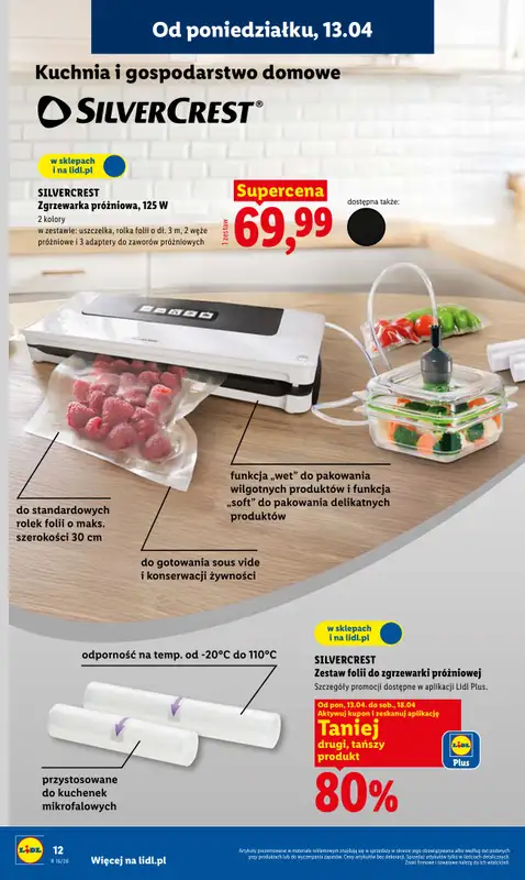 Lidl - gazetka promocyjna Katalog od poniedziałku 13.04 do soboty 18.04 - strona 12