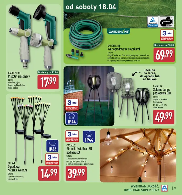 Aldi - gazetka promocyjna Katalog ogrodowy Aldi! od środy 25.02 do soboty 18.04 - strona 29