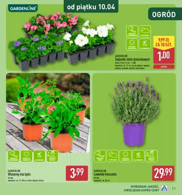 Aldi - gazetka promocyjna Katalog ogrodowy Aldi! od środy 25.02 do soboty 18.04 - strona 21