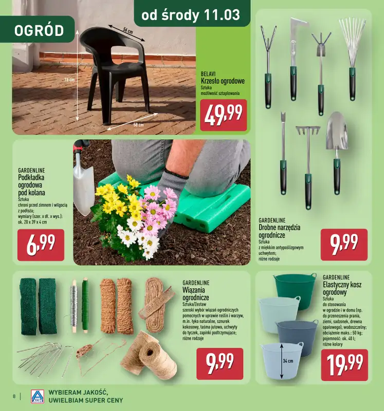 Aldi - gazetka promocyjna Katalog ogrodowy Aldi! od środy 25.02 do soboty 18.04 - strona 8