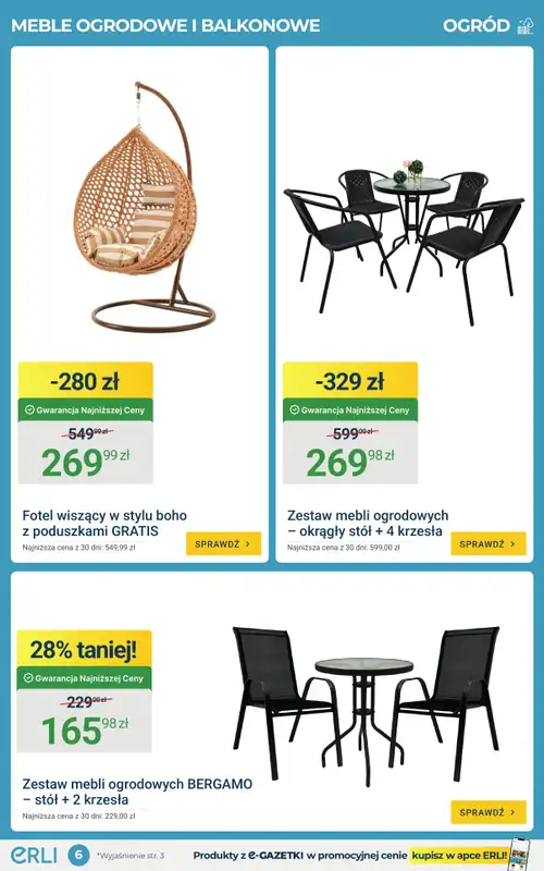 ERLI - gazetka promocyjna Czas na ogród i majsterkowanie! Sprawdź hity tygodnia na ERLI! od poniedziałku 13.04 do niedzieli 19.04 - strona 6