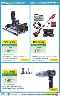 ERLI - gazetka promocyjna Czas na ogród i majsterkowanie! Sprawdź hity tygodnia na ERLI! od poniedziałku 13.04 do niedzieli 19.04 - strona 10