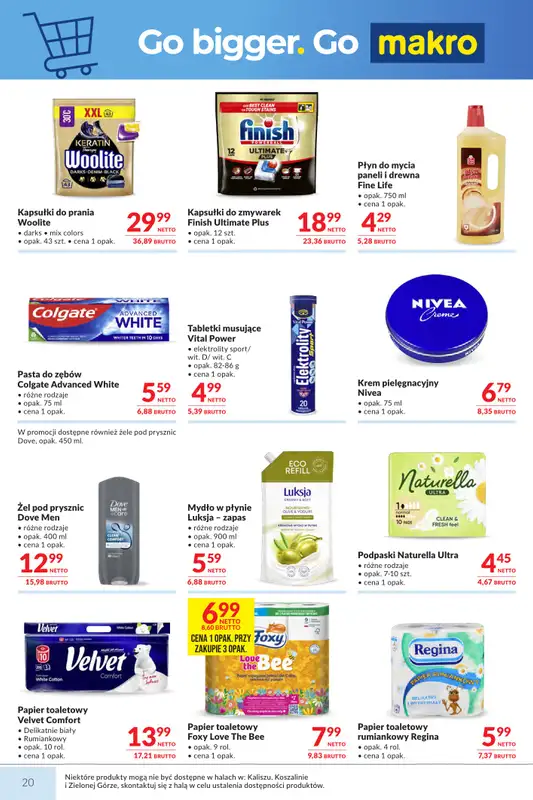 Makro - gazetka promocyjna Mega oferty dla Twojego sklepu od wtorku 14.04 do poniedziałku 27.04 - strona 20