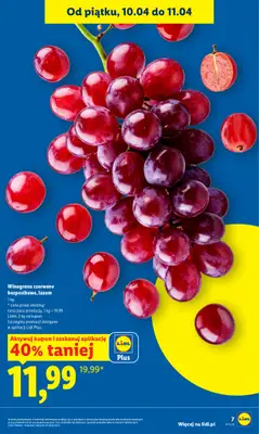 Lidl - gazetka promocyjna Oferta od czwartku od czwartku 09.04 do soboty 11.04 - strona 7