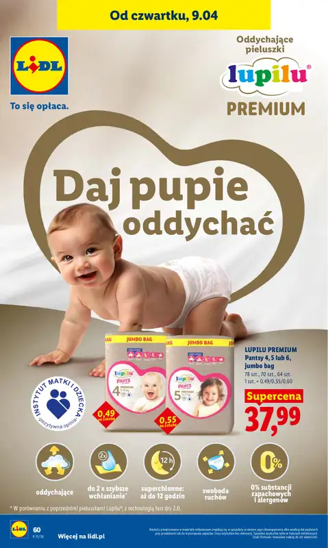 Lidl - gazetka promocyjna Oferta od czwartku od czwartku 09.04 do soboty 11.04 - strona 64