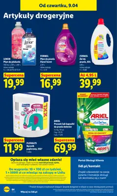 Lidl - gazetka promocyjna Oferta od czwartku od czwartku 09.04 do soboty 11.04 - strona 68