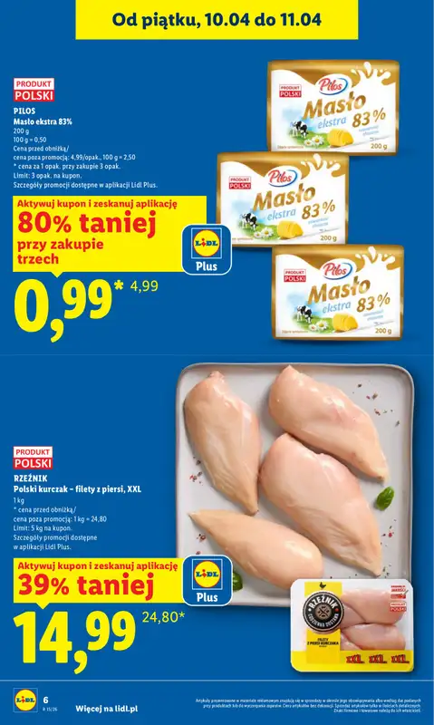 Lidl - gazetka promocyjna Oferta od czwartku od czwartku 09.04 do soboty 11.04 - strona 6