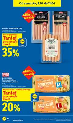 Lidl - gazetka promocyjna Oferta od czwartku od czwartku 09.04 do soboty 11.04 - strona 12