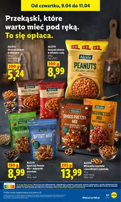 Lidl - gazetka promocyjna Oferta od czwartku od czwartku 09.04 do soboty 11.04 - strona 61