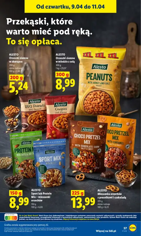 Lidl - gazetka promocyjna Oferta od czwartku od czwartku 09.04 do soboty 11.04 - strona 61