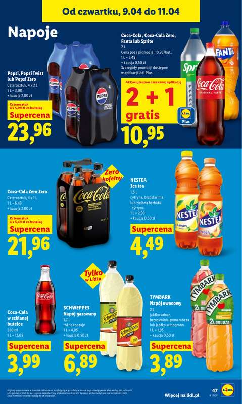 Lidl - gazetka promocyjna Oferta od czwartku od czwartku 09.04 do soboty 11.04 - strona 51