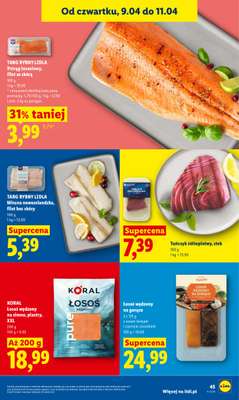 Lidl - gazetka promocyjna Oferta od czwartku od czwartku 09.04 do soboty 11.04 - strona 47
