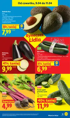 Lidl - gazetka promocyjna Oferta od czwartku od czwartku 09.04 do soboty 11.04 - strona 35