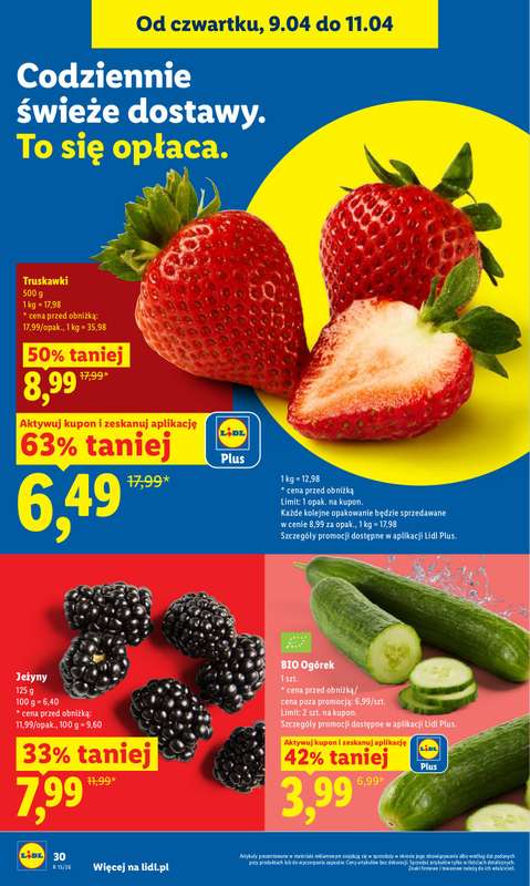 Lidl - gazetka promocyjna Oferta od czwartku od czwartku 09.04 do soboty 11.04 - strona 32