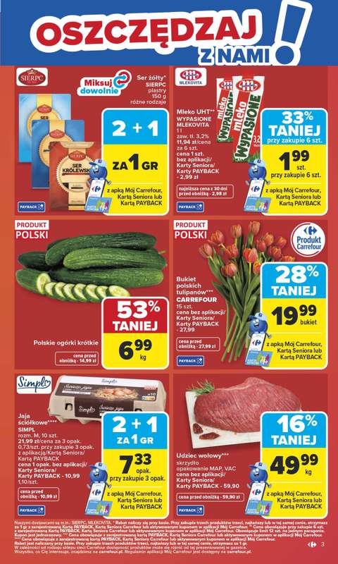 Carrefour - gazetka promocyjna Gazetka Carrefour od poniedziałku od poniedziałku 13.04 do soboty 18.04 - strona 5